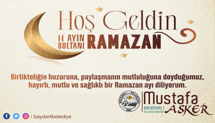 RAMAZAN-I ŞERİFİMİZ MÜBAREK OLSUN